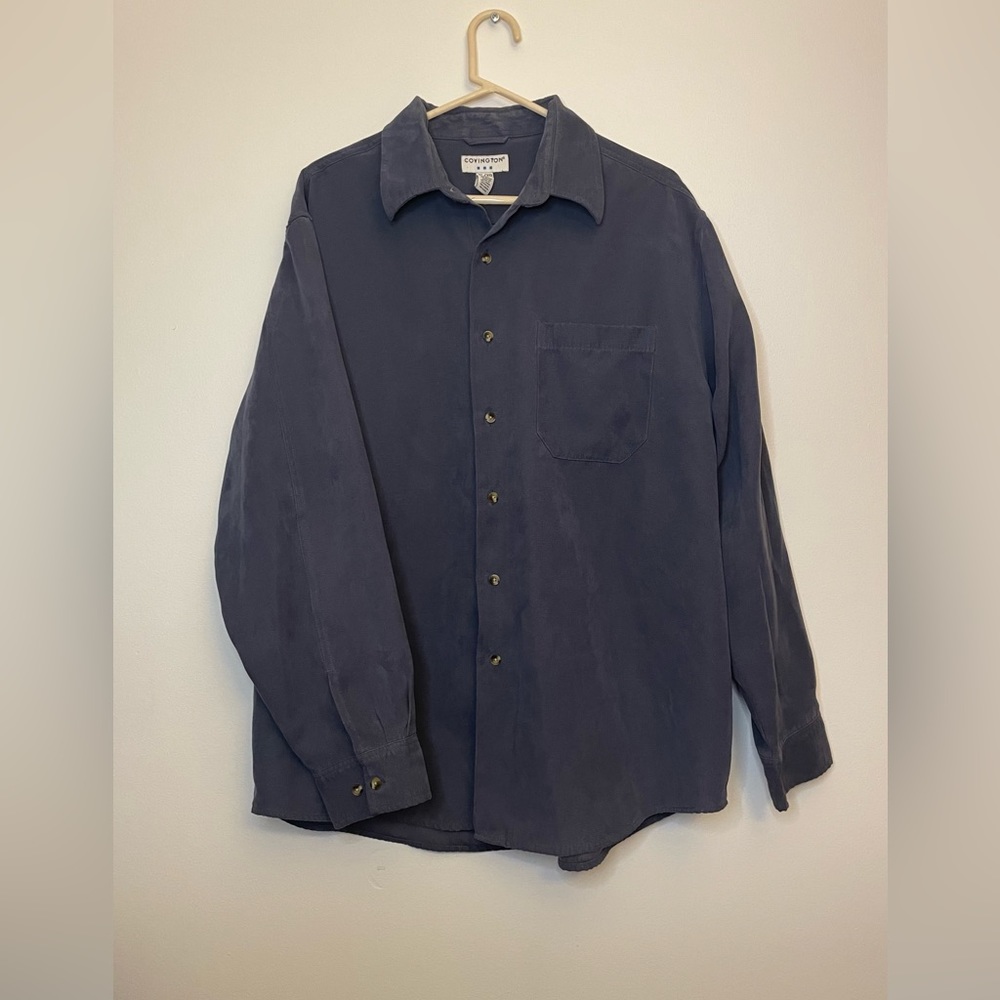 Vintage Suede Button Down.